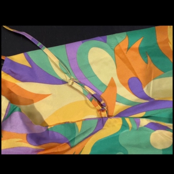 WeWoreWhat Danielle Bernstein Cowl Halter Top Saved By The Bell Size XXL - Picture 10 of 16